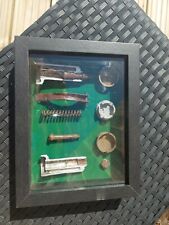 WW1 Mills Pieces Mounted In A Display Frame Originally All Came From Somme Area  picture