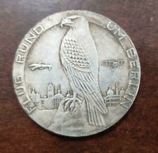WWI WW1 German Flug Rund Um Berling flight Eagle coin medallion picture