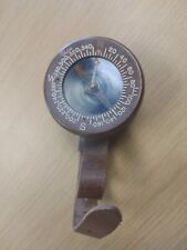 Original WW2 US Airborne Paratrooper Wrist Taylor Compass W/ Leather Strap picture