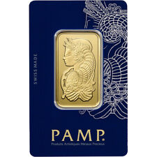 1 oz. Gold Bar - PAMP Suisse - Fortuna - 999.9 Fine in Sealed Assay picture