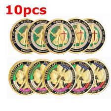 10x Put on the Whole Armor of God Commemorative Challenge Coins Collection Gifts picture