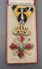 WWI Kingdom of Bulgaria Order of Military Merit IV Class Boxed Sword Medal