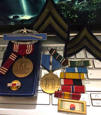 WWII Korea US Army Medal Group Sterling 2nd Award CIB E&H Simon GCM Ribbons