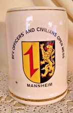 BFV OFFICERS' CIVILIANS OPEN MESS STEIN MANNHEIM KAFERTAL GERMANY US ARMY GOLD. picture