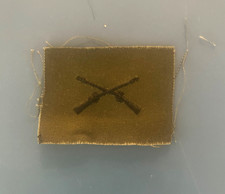 U.S. Army Infantry Officer OD Subdued Branch Of Service Collar Insignia #376a