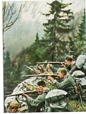 German Third Reich Cigarette Card Gebirgsjager Mountain Troops In Action picture