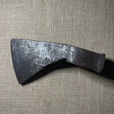 ANTIQUE 16TH CENTURY IRON AXE HEAD WITH MAKER'S MARK Medieval tools weapons X1