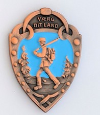 Norwegian Foot March Badge-Bronze (1st Award) *Large Version*