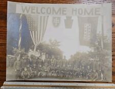 WW1 US Army Photo 9x12 Welcome Home 79th Infantry Division Soldiers Medals picture