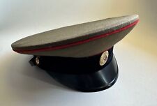 Vintage Soviet Russian Military Officer Visor Cap Hat size 56 USSR ORIGINAL picture