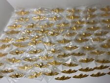 DEALERS LOT, MALAYSIA, PARACHUTIST, PARA WINGS, GROUPING OF 94 WINGS, GOLD TONED picture