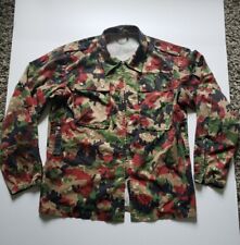 Swiss Army M83 Alpenflage Field Jacket Top Military Camouflage Shirt Size 52 picture