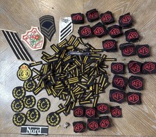 WW2 British AFS Auxiliary Fire Service Civil Defense Corp Badges LOT 300+ pcs