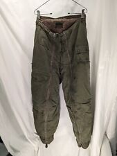 Vintage WWII US Army Air Force Type A-11A Fur Alpaca Lined Flight Pants Size 32 picture