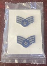 A set of Lapel Pins: USAF RANK-E4,AIRMAN,SR. 1 inch metal Pin picture