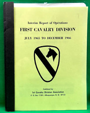 INTERIM REPORT OF OPERATIONS FIRST CAVALRY DIVISION JULY 1965-DECEMBER 1966 COPY picture