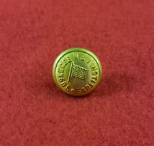 TUSKEGEE INSTITUTE BRASS UNIFORM COAT BUTTON EXTRA QUALITY 15mm Pre WWII  picture