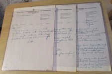 WWII 1945 Captured WAR TROPHY Archive~3PC LETTERS~HERMANN GÖRING Corp STATIONARY