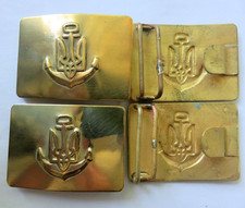 Belt buckle for a Ukrainian Armed Forces sailor with the trident symbol, New