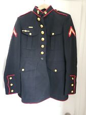USMC US MARINE CORPS DRESS BLUES JACKET 42 R PFC picture