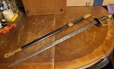 Fayetteville Armory Civil War Officers Confederate C.S.A BRASS Sword picture