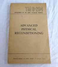 US Dept Army Technical Booklet TM 8-294 Advanced Physical Reconditioning 1953 picture