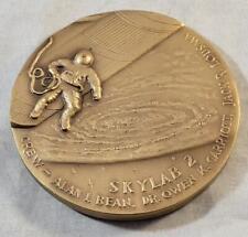 Vintage 63mm NASA Skylab 2 Bronze Medal AMI picture