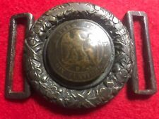 Civil War Confederados Buckle With A 1854-56 Empress Francois D Coin On Face picture