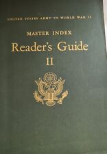 United States Army In World War II - Master Index - Reader's Guide II - Book picture