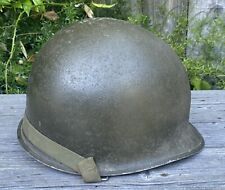 WWII US Army USMC M1 Helmet & Liner Set Steel Pot McCord CAPAC picture