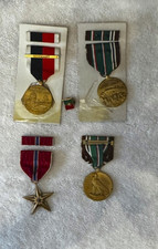 WWII U.S. Military Medal Lot Bronze Star Army Occupation Germany Campaign Medals