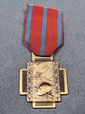 Belgium WW1 Fire Cross Croix De Feu Combatants In Line of Fire Bravery Medal 