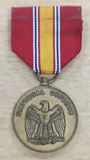 National Defense Medal  with Ribbon Brass Vietnam War Time 1961-1975 FREE S&H picture
