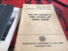 Atomic, Biological, and Chemical Warfare Army Field Manual FM 21-40, 1958 picture