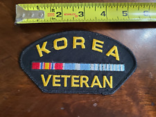 Korean War Veteran Patch About 5 Inches KOREA VETERAN For Jacket Hat Collect Cap picture