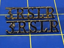 3rd Bn Republic Of Sierra Leone Regiment Shoulder Title Pair