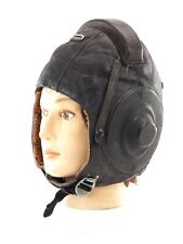 Very Rare Soviet Russia WWII Air Force Woman Officer Pilot Helmet picture