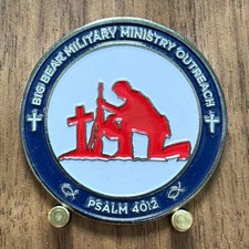 Big Bear Military Ministry Outreach Armed Forces Challenge Coin  W#3