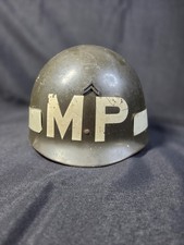 Vintage US Army 34th MP Helmet Liner HHD "Titus" Cold War Garrison P64