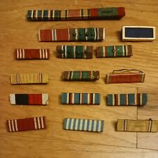 Collectible World War II US Army Ribbon Bars  With Stars 15 Total  picture