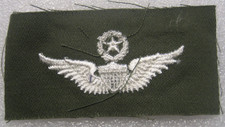 US Army Badge MASTER AVIATOR,cloth,patch