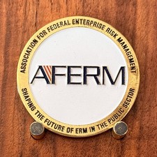 AFERM Association For Federal Enterprise Risk Management Challenge Coin W#27