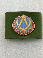 US Military 168th Support Group Insignia Pin Skills for Strength picture