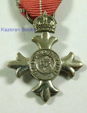 Vintage King George VI WW2 Period Miniature Military MBE Medal Award