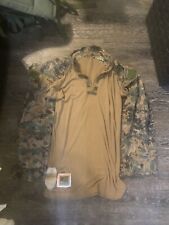 USMC Woodland MARPAT FROG Combat Shirt Small-Regular Issued picture