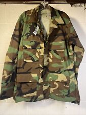 1999 Woodland BDU Jacket MEDIUM Hot Weather Shirt Fatigues Top Camo US Army NWT picture