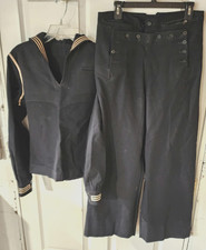 Authentic U.S. Navy WWII Wool Dress Cracker Jack Uniform 2pc Set