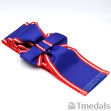 Royal Victorian Order GCVO Grand Cross Sash Royal Blue Ceremonial Ribbon Replica
