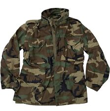 US Army Military BDU M-65 Field Jacket Golden 1985 Weather Camo Small Regular picture