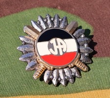 Yugoslav Officers cap badge of the Yugoslav Peoples Army, screwback